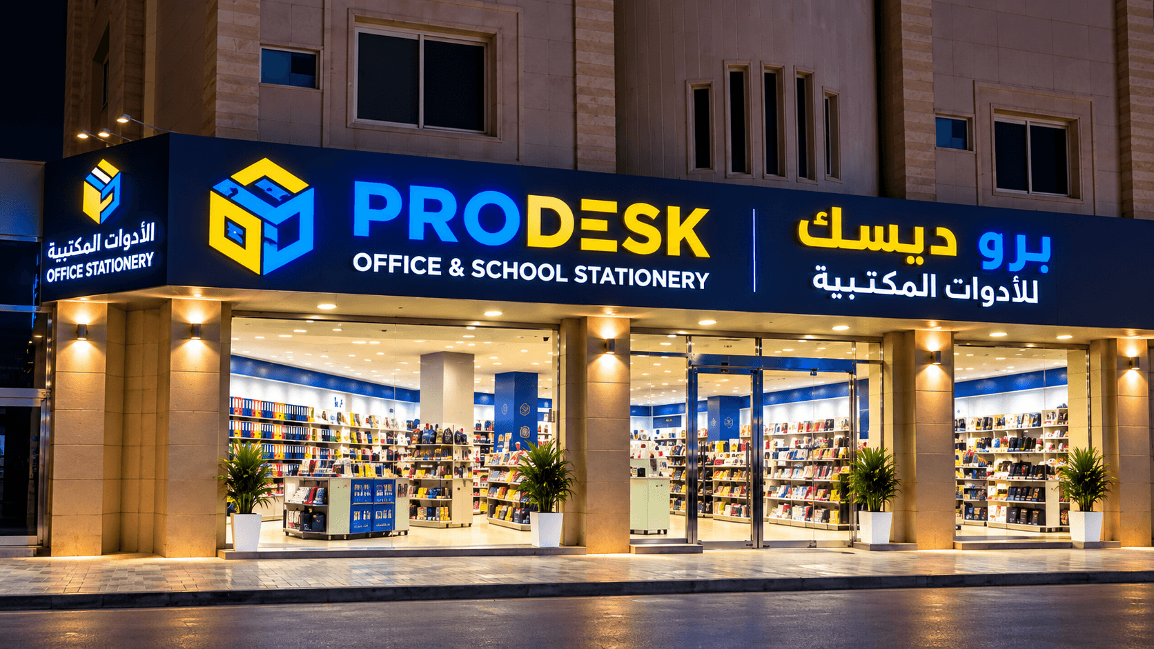 ProDesk office stationery products and warehouse inventory